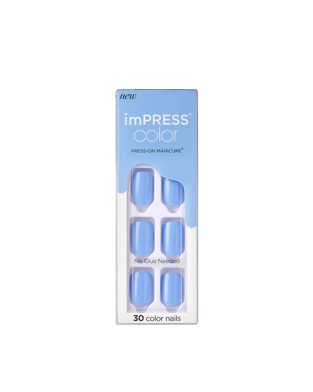 ציפורניים מרובע עגול להדבקה