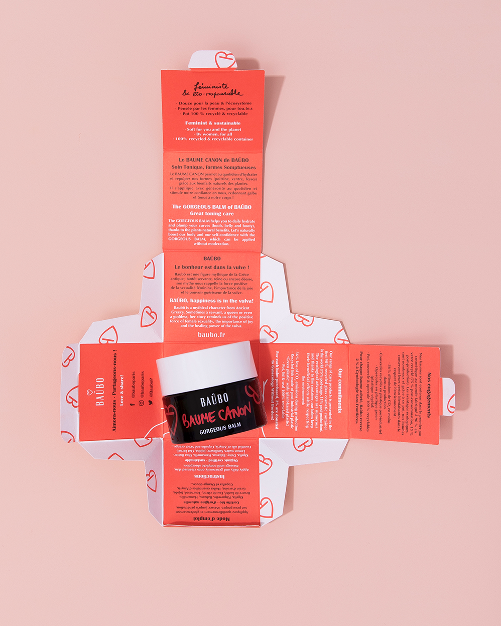 Baume Canon - טונר גוף לאזור החזה, הבטן והישבן